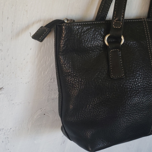 Fossil black pebble leather small handbag - Picture 3 of 7